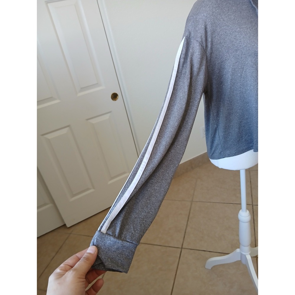 Orange Kiss Women's Hoodie Pullover Sweatshirt Grey Size Medium Casual - Picture 7 of 15